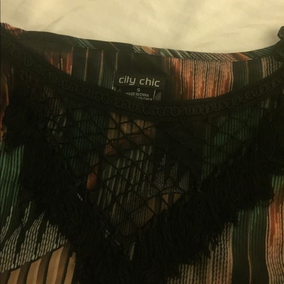 City chic multi color dress size 1X - Picture 3 of 3